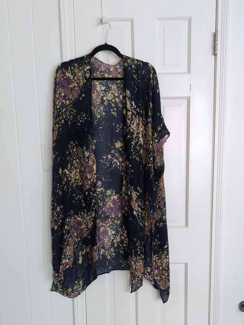 lovestitch Navy Floral Sheer Kimono